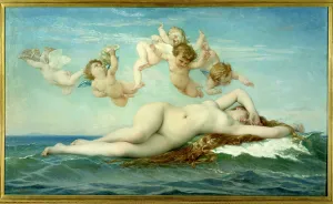 Bildende Kunst Drucke: Die Geburt der Venus Gemälde von Alexandre Cabanel (1823-1889) 1863 Sonne