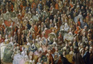 Festmahl zur Ehre von Maria Theresia, Kaiserin von Österreich.