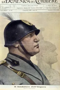 Unbekannter Künstler Drucke: Mussolini: Der Gründer des Imperiums