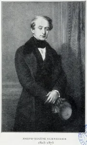 Drucke von LSE4092369 Portrait von Joseph Eugène Schneider, in Les Etablissements Schneider - Economie sociale , Paris, imp. Lahure, 1912. von französischer Schule, (20) Industrielle Drucke: Porträt von Joseph Eugène Schneider