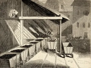 United Kingdom Industrial Heritage Drucke: Screening and sorting coal