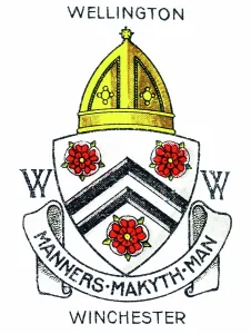Drucke von UIG2625735 Winchester College; (add.info.: Wappen des Winchester College, Winchester, Hampshire, eine unabhängige Schule für Jungen in der britischen Tradition der öffentlichen Schule) Winchester Drucke: Winchester College