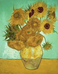 Drucke von Sonnenblumen BAL20294 , 1888 (Öl auf Leinwand ) von Gogh,Vincent van (1853-1890) ; 91 x 72 cm ; Neue Pinakothek,München Deutschland ; Niederländisch, urheberrechtlich nicht geschützt Impressionistische Gemälde Drucke: Sonnenblumen, 1888 (Öl auf Leinwand)