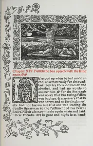 Walter Crane Illustrator Drucke: Chapter XIV. Hallblithe has speech with the King again