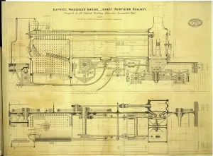 Railway Transportation History Drucke: Express passenger engine