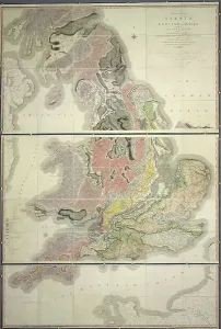 Erste geologische Karte.