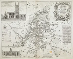 UK Church Architecture Drucke: A plan of Wolverhampton