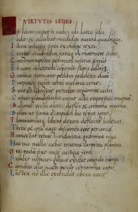 Alphabet Letters Drucke: Text with a decorated initial E