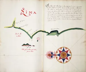 South America Map Drucke: Lima, 1685 (bound sheet)