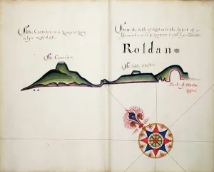 Central America Map Drucke: Roldan, 1685 (bound sheet)