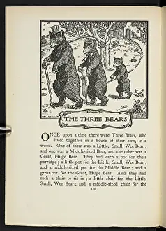 Fairy Tale Characters Drucke: The three bears