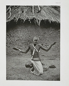 Traditional Wedding Attire Drucke: A Bomvana dancing. This man is dancing'-or posturing as we should call it