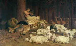 Apollo auf der Laute