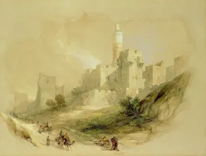 Israeli Landmarks Drucke: Jerusalem and the Tower of David