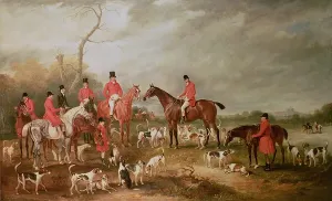 Fox Hunting Art Drucke: The Birton Hunt