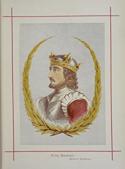 Historical Royal Portraits UK Drucke: King Stephen