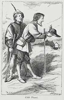 Classic Fairy Tale Illustrations Drucke: Little thumb