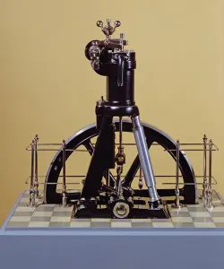 Die erste Dieselmotor (auch als dritter Augsburger Prototyp bekannt) 1896-97 Metall