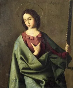Francisco De Zurbaran Artist Drucke: St. Euphemia