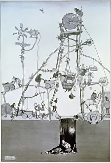 Industrial Landscape Painting Drucke: Pit Head, c. 1930