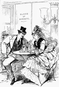 Essen & Trinken 19./frühes 20. Drucke: Getränke am Boulevard
