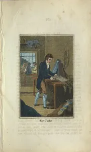 Tailor Workshop Drucke: 19th century tailor