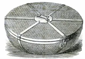 London Landmarks Artwork Drucke: An ancient Forcer, 1860 (engraving)
