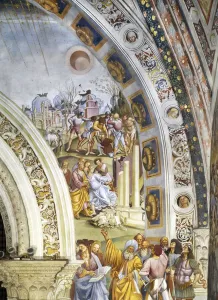 Apokalypse, aus dem Freskenzyklus "Letzter Gericht", 1499-1504, von Luca Signorelli.
