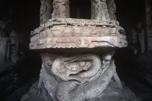 China UNESCO Sites Drucke: China, Chongqing, Dazu County, Mount Baoding, Dazu Rock Carvings, Stone sculptures