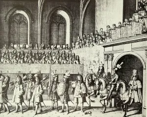 Coronation Procession Drucke: Coronation Procession of King James II