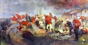 Victorian Era Art Pieces Drucke: The Defence of Rorke's Drift, 1875