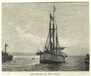 Historical Sailing Ships Drucke: Departure of the Fram