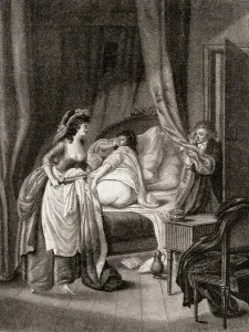 Der Enemas, veröffentlicht im Jahr 1909 (Gravur)