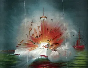 Sprengung der Mainé, 1898
