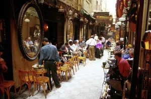 Egyptian Architecture Photos Drucke: Fishawi'S, the oldest cafe in Cairo, Egypt. 17th century (photo)