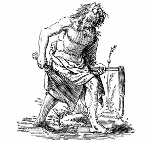 Jost Amman Woodcut Drucke: Flagellant: Sect, founded 1260