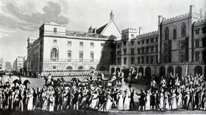 British Isles Architecture Drucke: The House of Lords, 1834