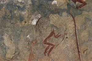 Prehistoric Cave Painting Drucke: Human Figures (cave painting)