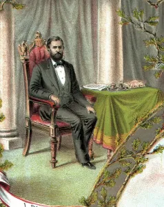 US Railroad History Drucke: I Rule for All, 1875
