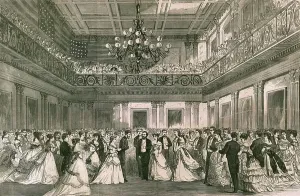 American Presidential History Drucke: The inauguration ball, 1869