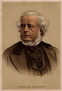 Tinted Lithograph Art Drucke: John Bright (1811-1889)