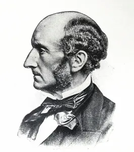 John Stuart Mill Portrait Drucke: John Stuart Mill, 1865