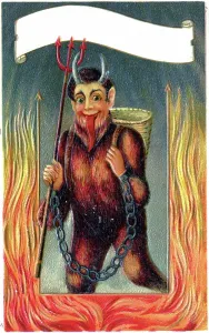 Der Krampus, 1910 (Postkarte).