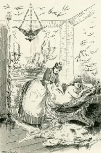 Der Masseur. Nach einem Werk des 19.Jahrhunderts aus der "Illustrierten Sittengeschichte vom Mittelalter bis zur Gegenwart" von Eduard Fuchs, veröffentlicht im Jahr 1909