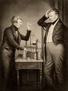 Michael Faraday Portrait Drucke: Michael Faraday (1791-1867)