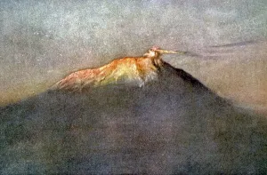 Antarctic Landscape Drucke: Mount Erebus, 1915 (illustration)