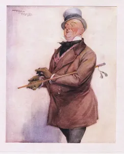 Victorian Engraving Drucke: Mr Micawber