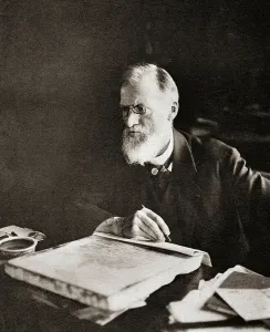 Portrait Of A Novelist Drucke: Portrait of Albert Robida (print)
