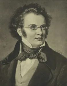 Franz Peter Schubert Portrait Drucke: Portrait of F.P. Schubert