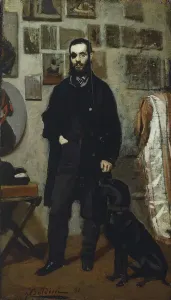 Porträt von Giuseppe Abbati, von Giovanni Boldini (1842-1931), Öl auf Holz, 87.5 x 22 cm